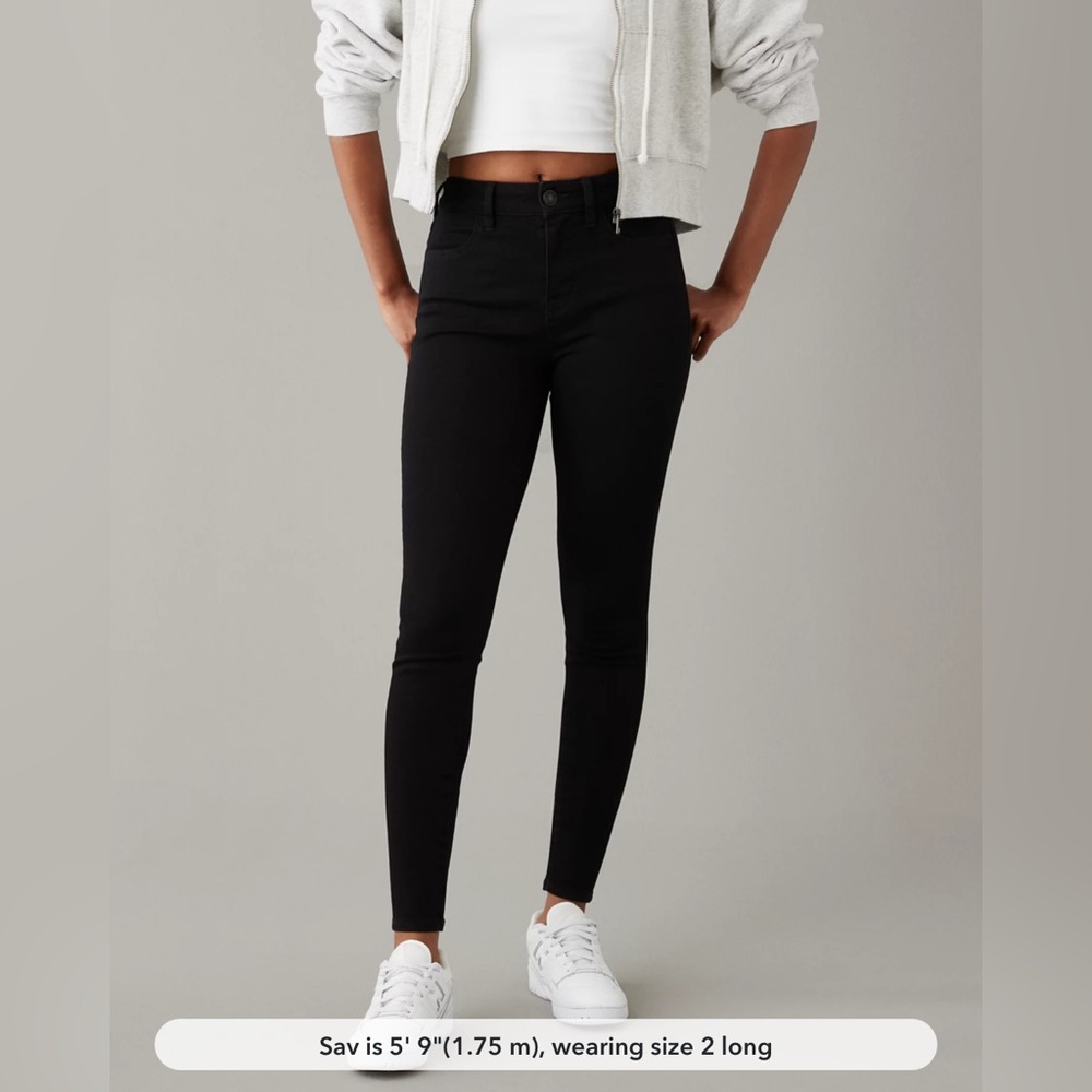 American Eagle Dream Stretch Black Skinny Jean